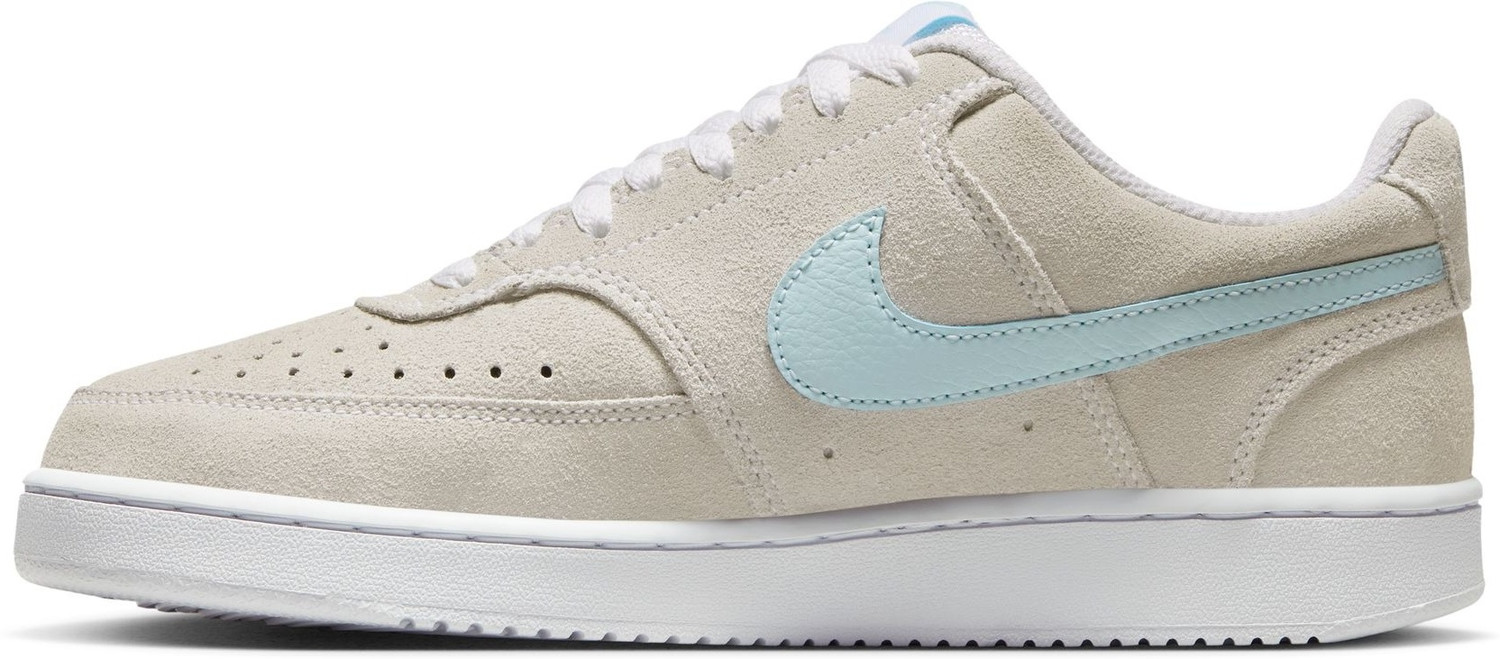 Image of NIKE Court Vision Low SD Premium Sneakers For Women (White, 7)
