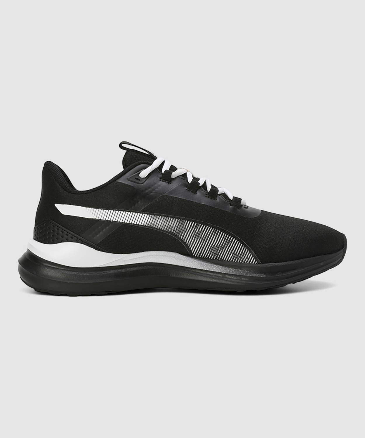 PUMA RapidFlow V1 Running Shoes for Men - Black - Image 2