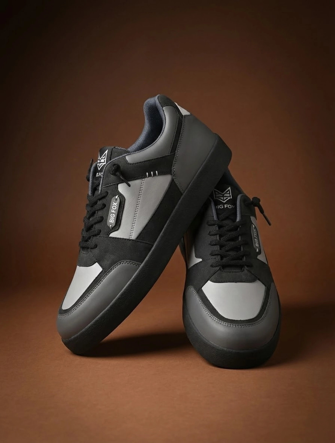 Image of BIG FOX Stride Super Comfortable Trendy Color Block Sneakers For Men