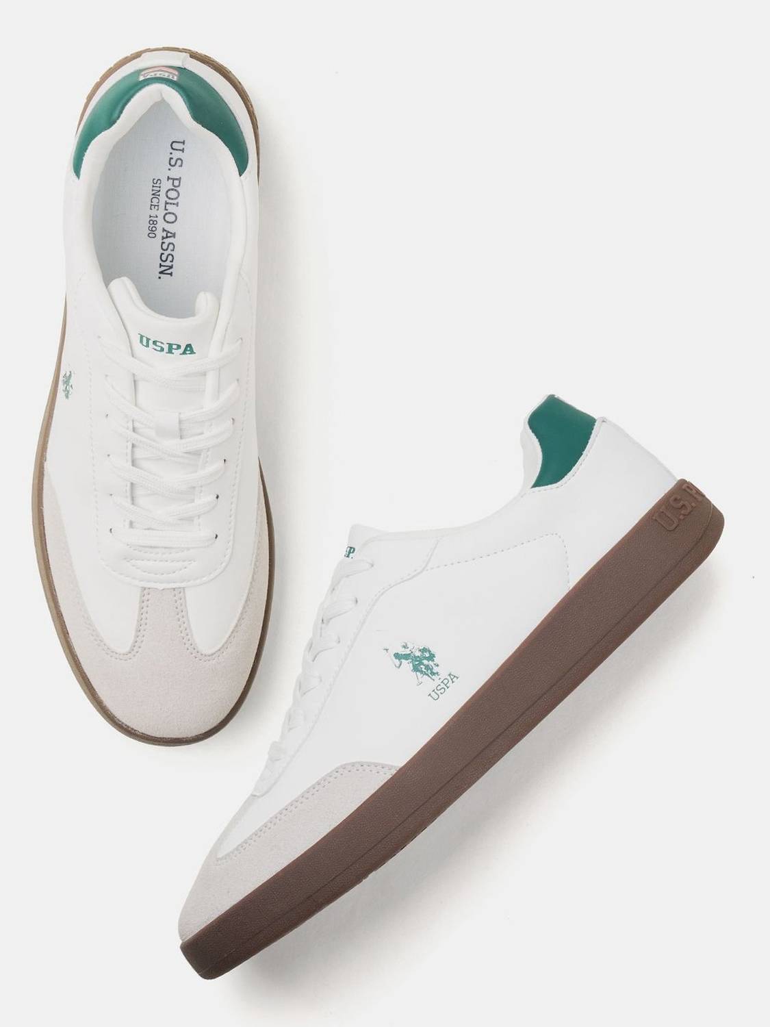 U.S. POLO ASSN. Men's White Sneakers - Image 2