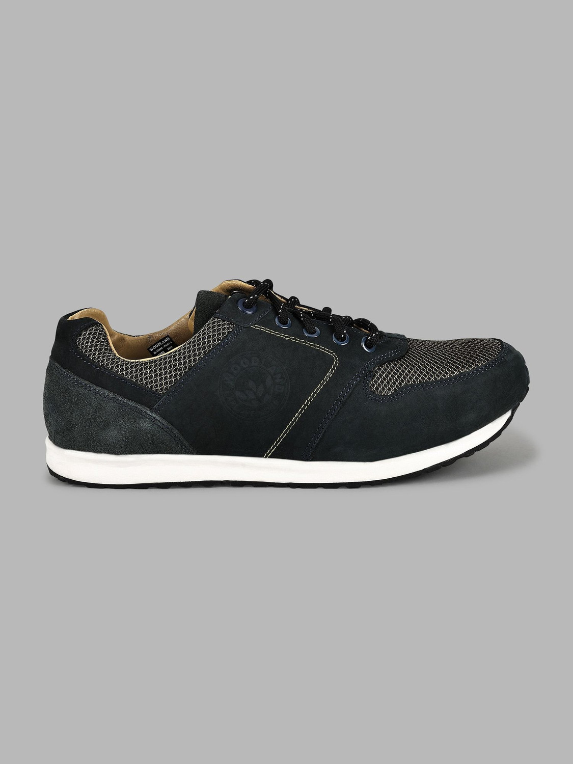 Image of WOODLAND Lace Up Lightweight Breathable Comfortable Daily Use Casuals For Men