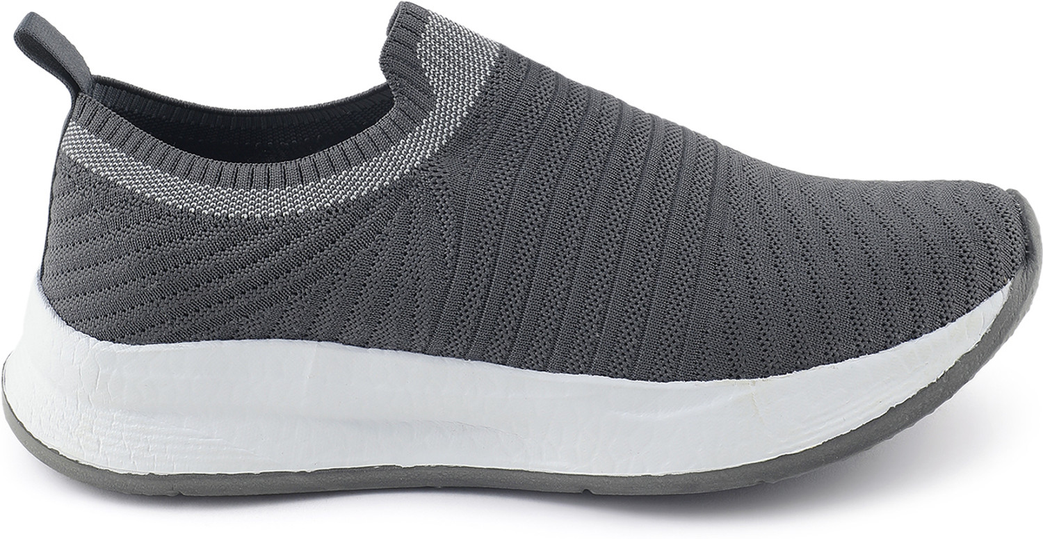 Image of Shoegears All Day Comfort Lightweight Casual Shoes Slip On Sneakers For Men (Grey, 8)