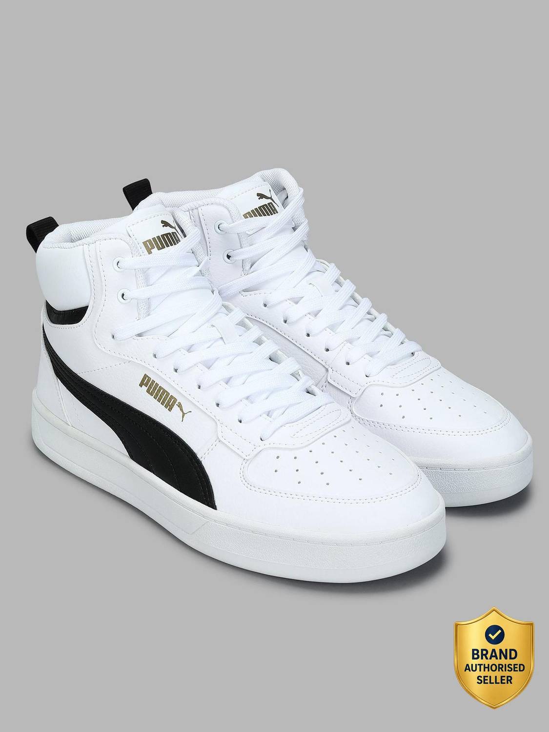 PUMA Caven 2.0 Mid Sneakers for Men, White
