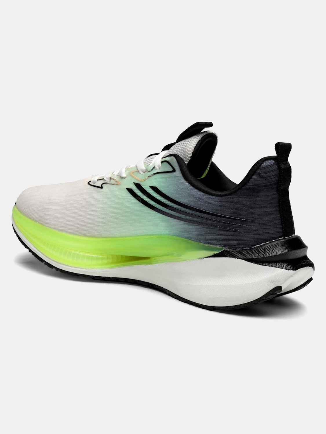 Image of action Athleo TURBO-2401 Trendy Lightweight Comfortable Durable Sports Lace-Up Running Shoes For Men