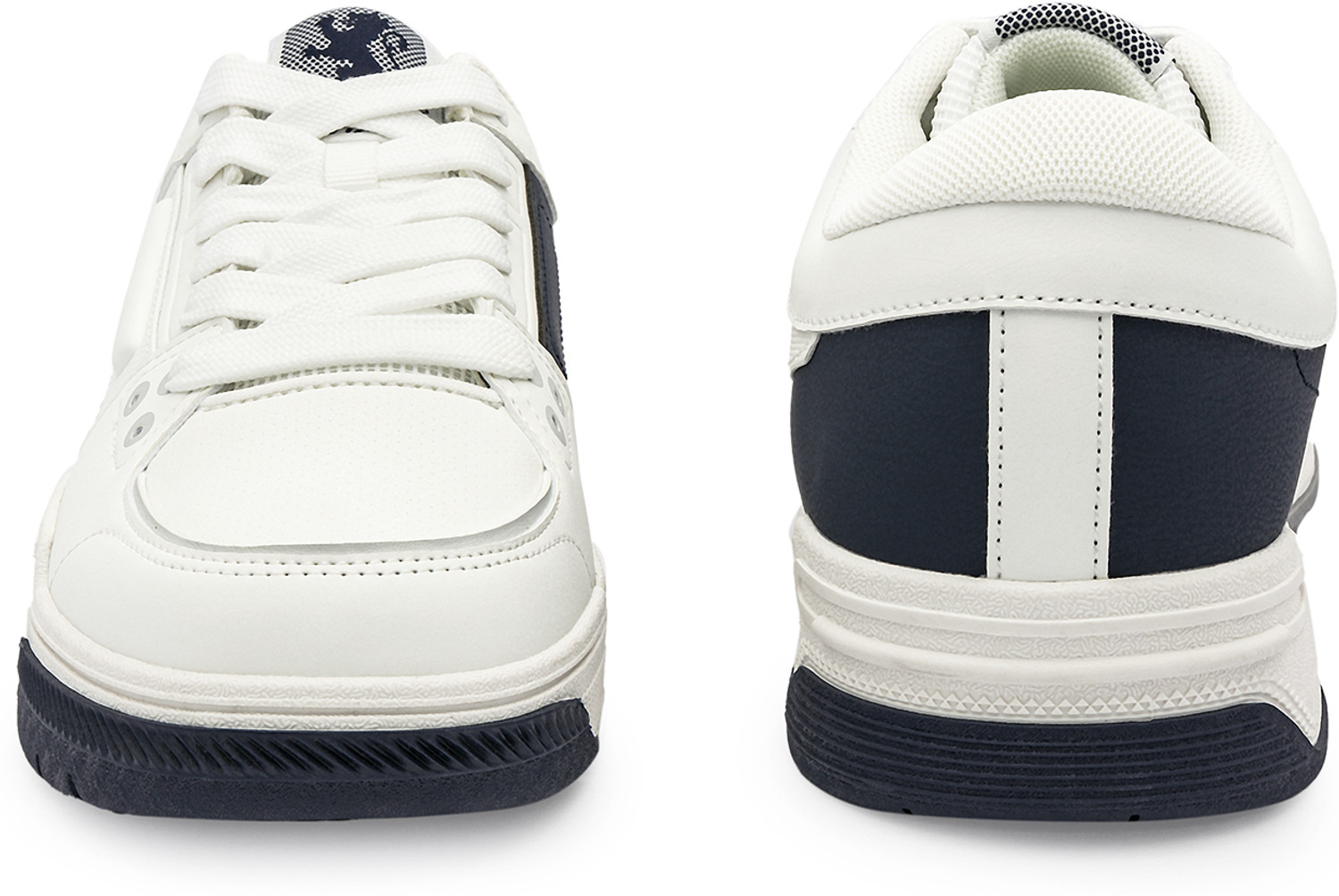 Image of RED TAPE Low Cut Sneaker for Men in White Navy | Sneaker Sneakers For Men