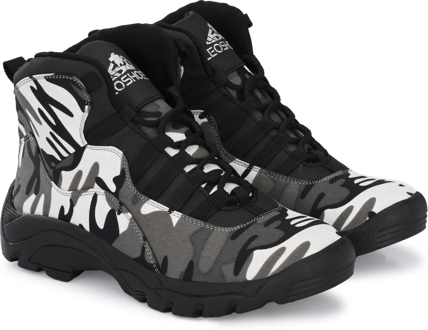 Image of leo shoes Leo's Men's Lightweight Anti-Slip Outdoor Shoes Jungle, Hiking & Trekking Boots Hiking & Trekking Shoes For Men