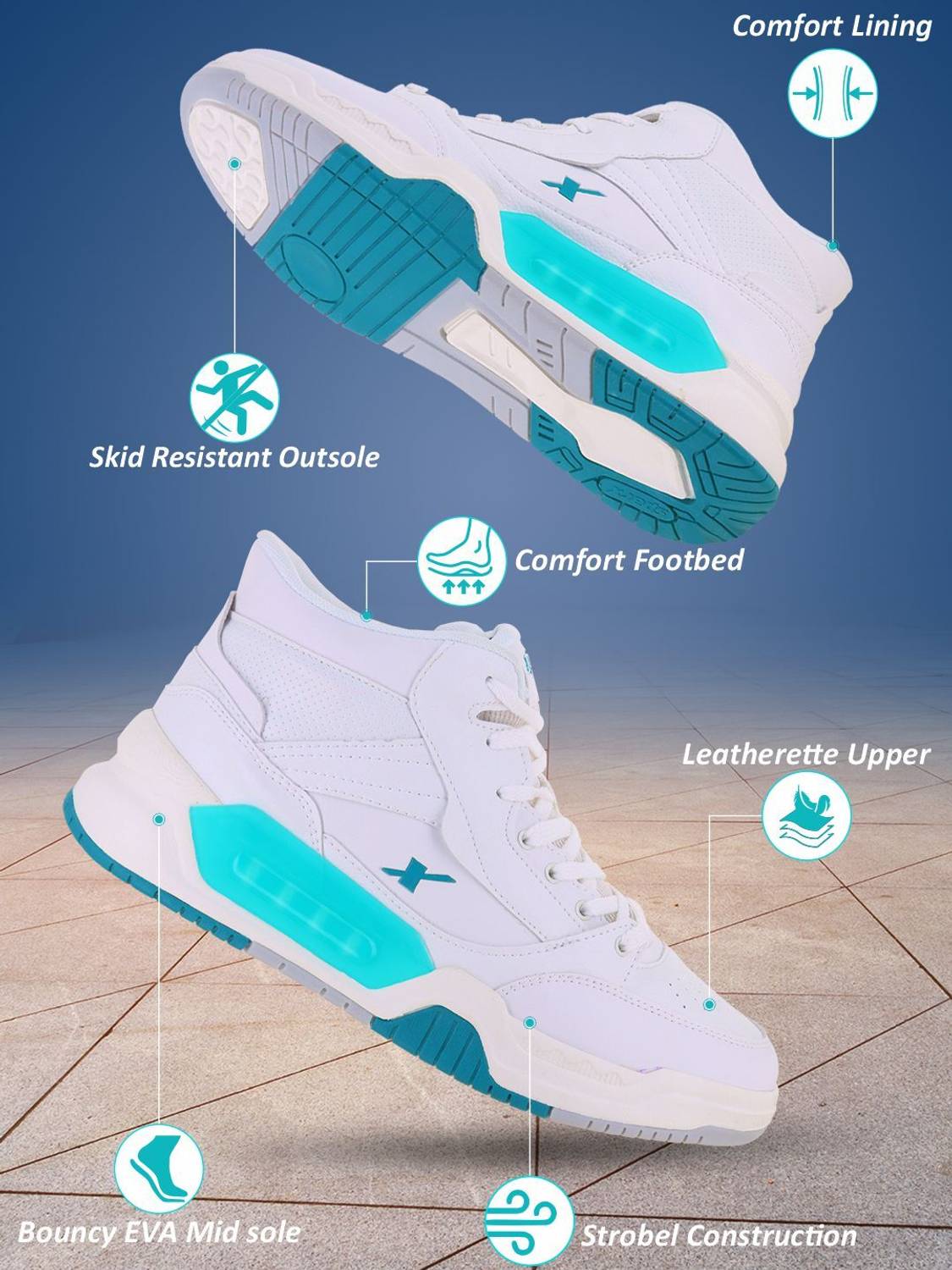 Sparx SM 1025 Men's Sneakers - Image 3