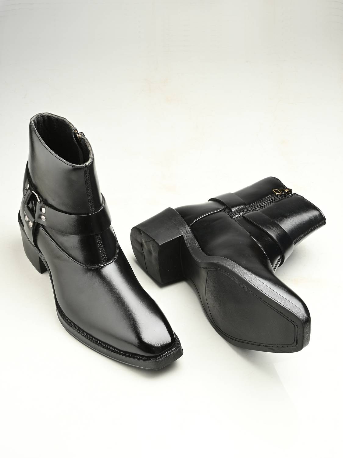 Afrojack Men's Black Boots - Image 1