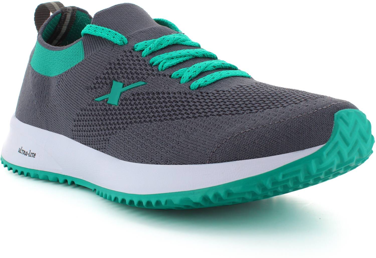 Sparx SL 167 Running Shoes For Women (Grey, Green , 5)