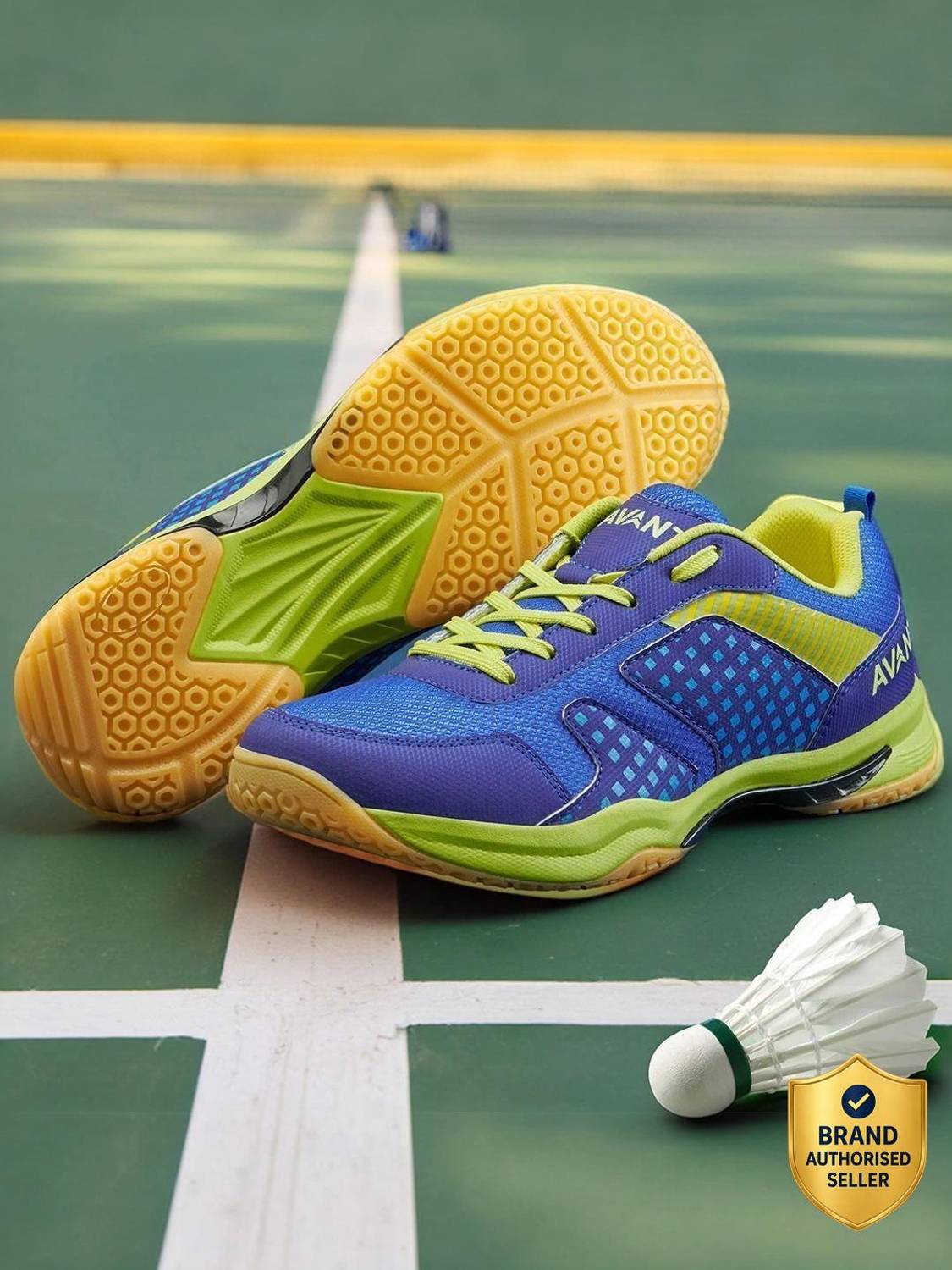 AVANT FluidX Badminton shoes-Non marking, Anti skid shoes with Rubber Outsoles Badminton Shoes For Men