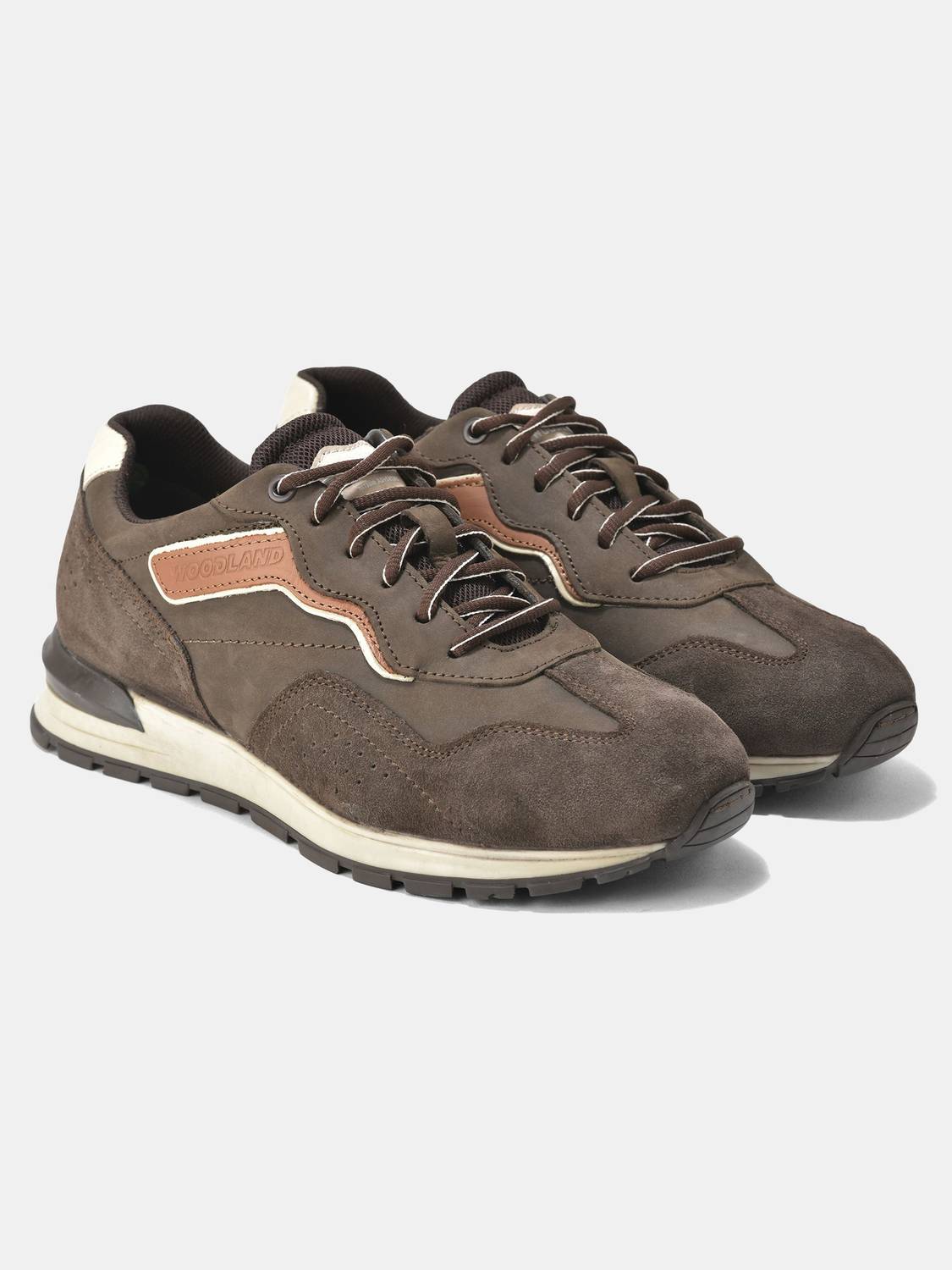 WOODLAND Men's Lace Up Casual Shoes - Image 2