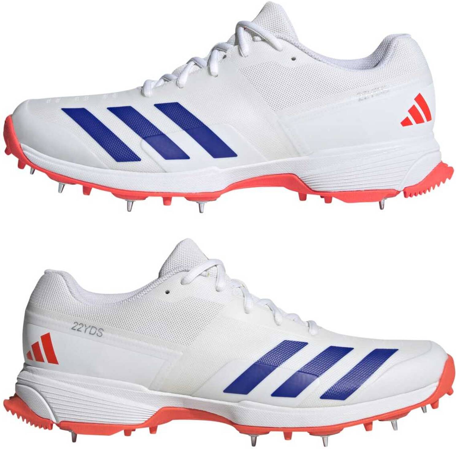 adidas gazelle silver green womens Adidas 22YDS Lucid Red Zero Cricket Shoes – CricketZoneUSA main image 0