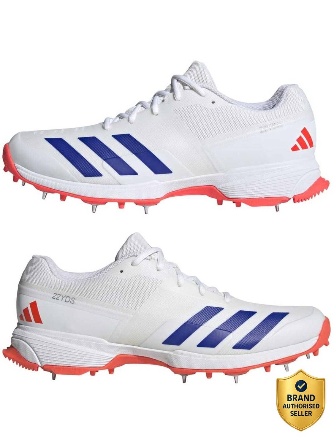 ADIDAS 22YDS Cricket Shoes for Men (White)