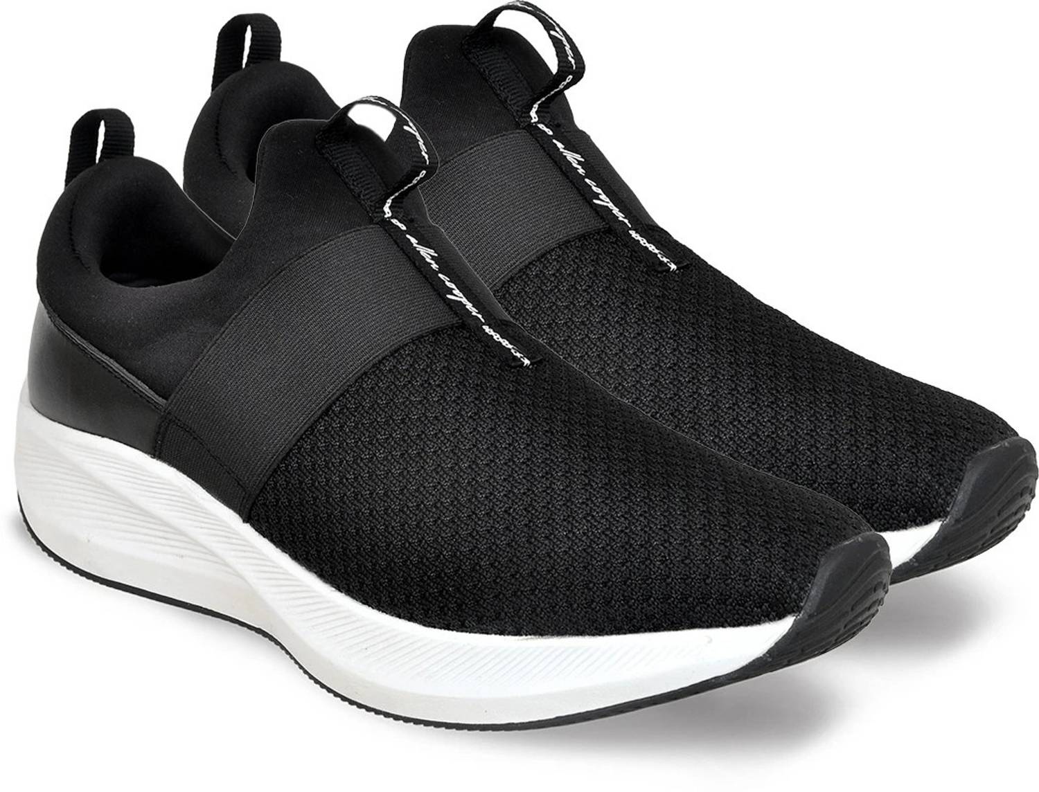 Allen Cooper Men's Black Walking Shoes - Image 4