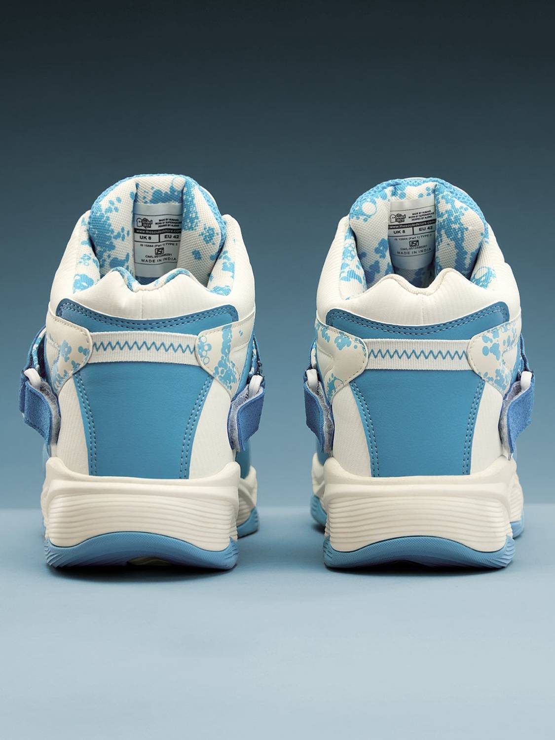 The Souled Store Fantastic 4 Quantum Step Sneakers Blue - Image 3