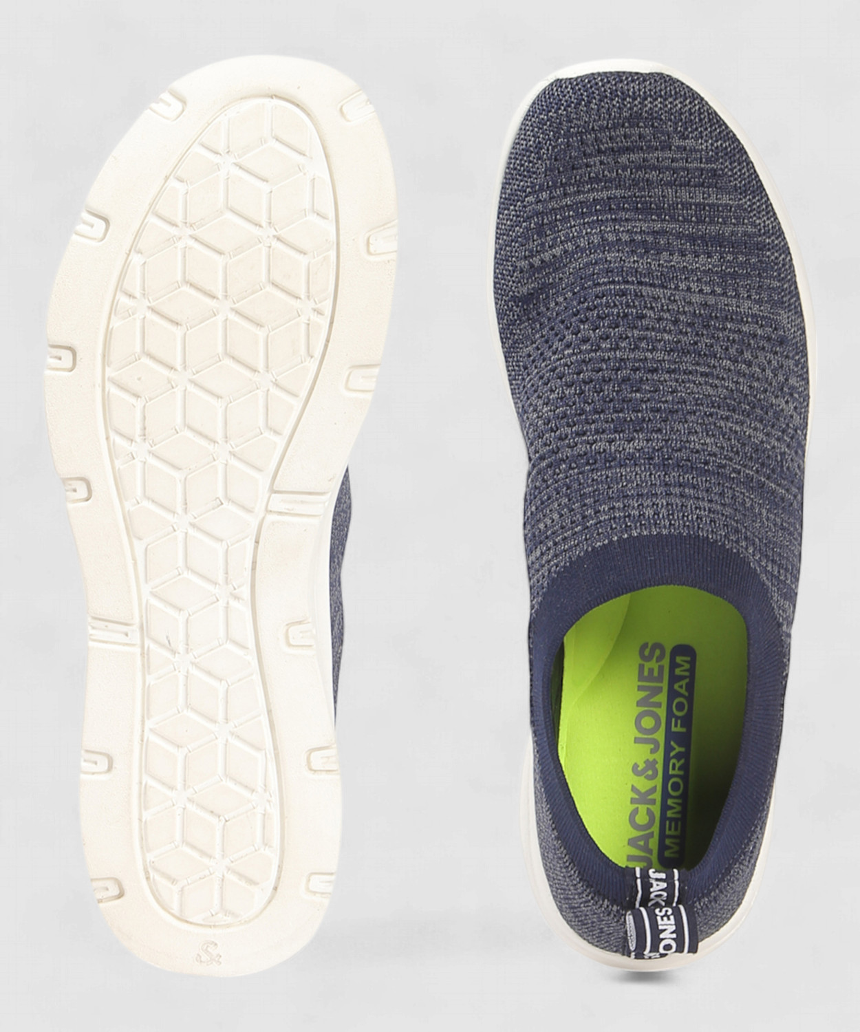 Image of JACK & JONES Jfwadam Knit Slipon Walking Shoes For Men
