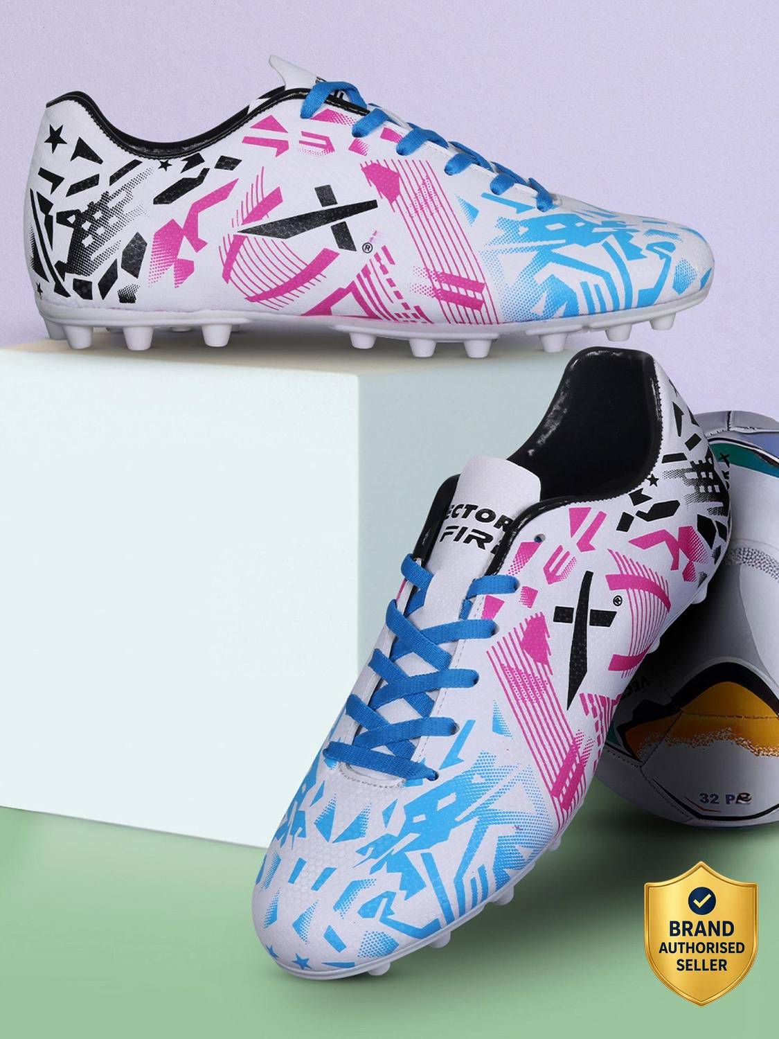 VECTOR X Fire Futsal Indoor Football Shoes For Men