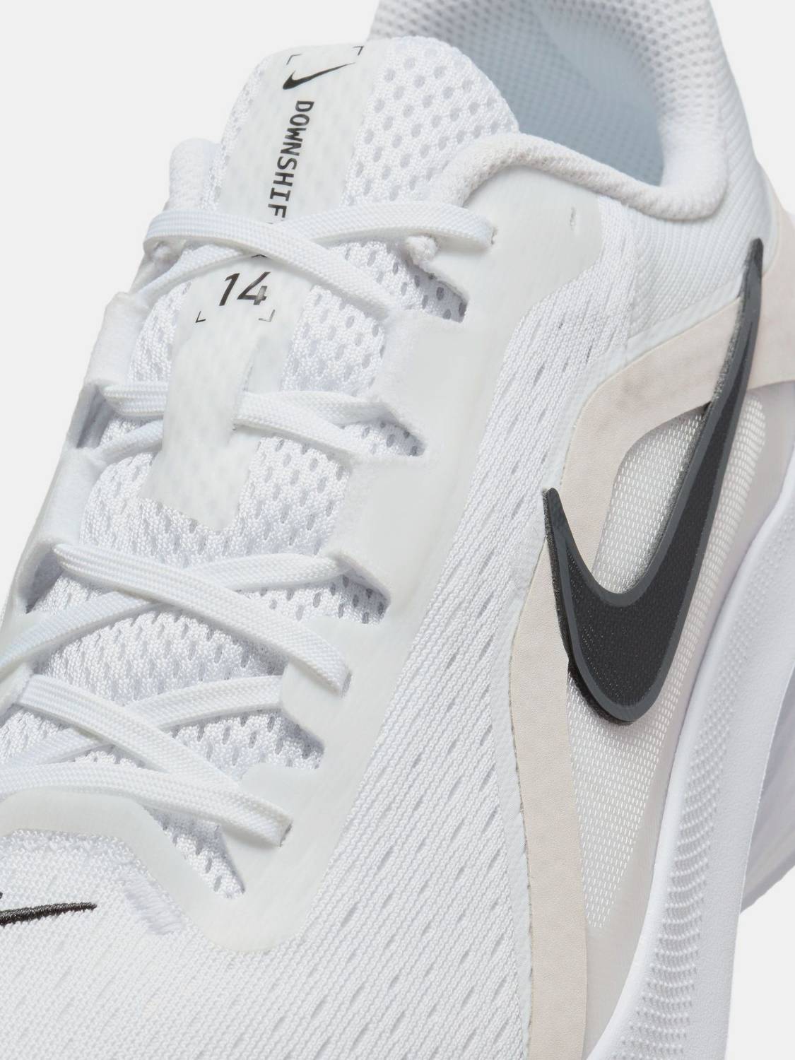 Nike Downshifter 14 Men's Running Shoes White - Image 5