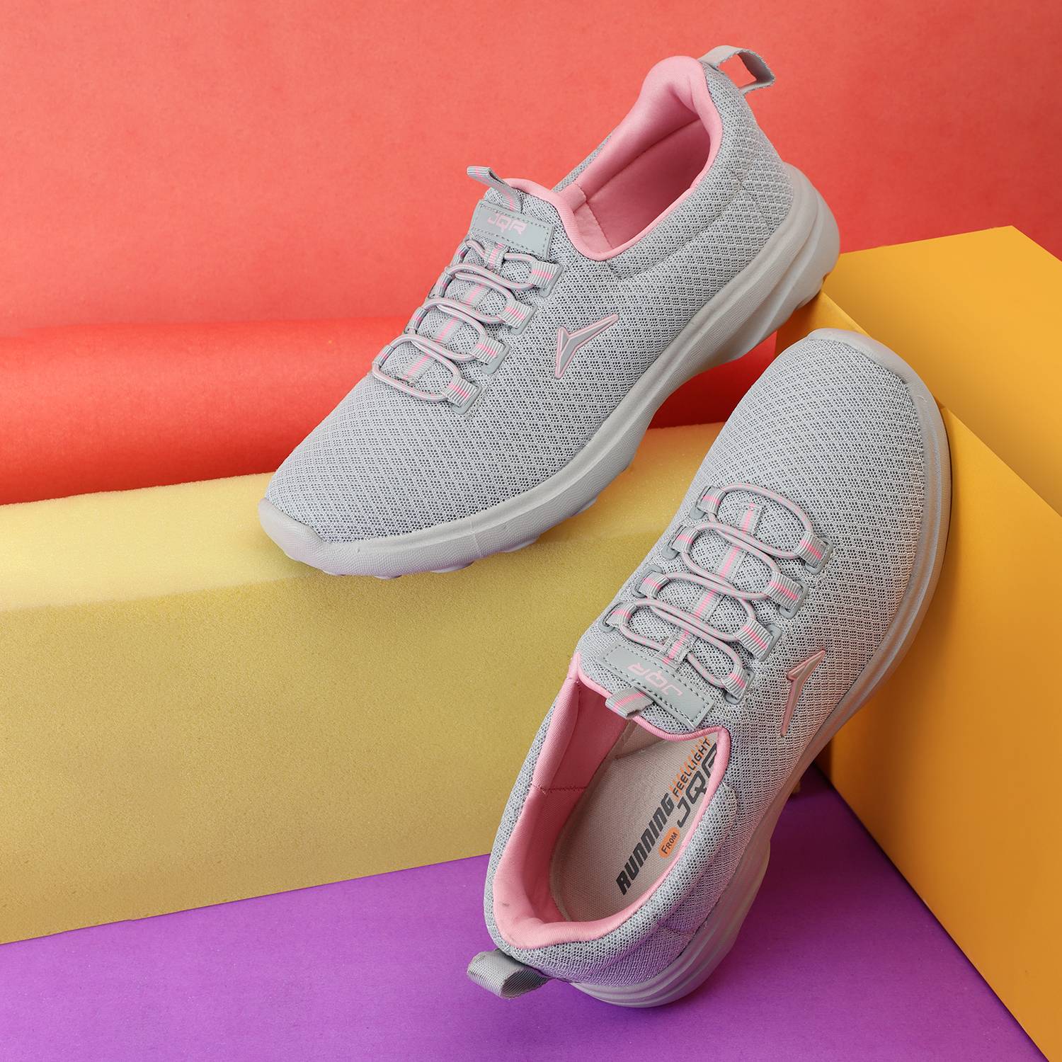 JQR STARJOY Running Shoes For Women (Grey , 7)