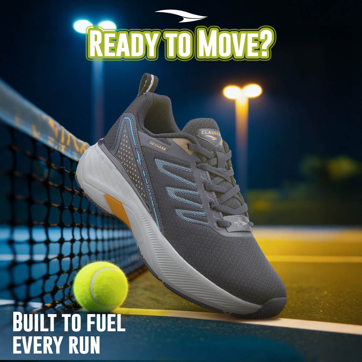 Image of asian Pulse-02 Men's Lightweight Running Shoes with Memory Foam Comfort Running Shoes For Men