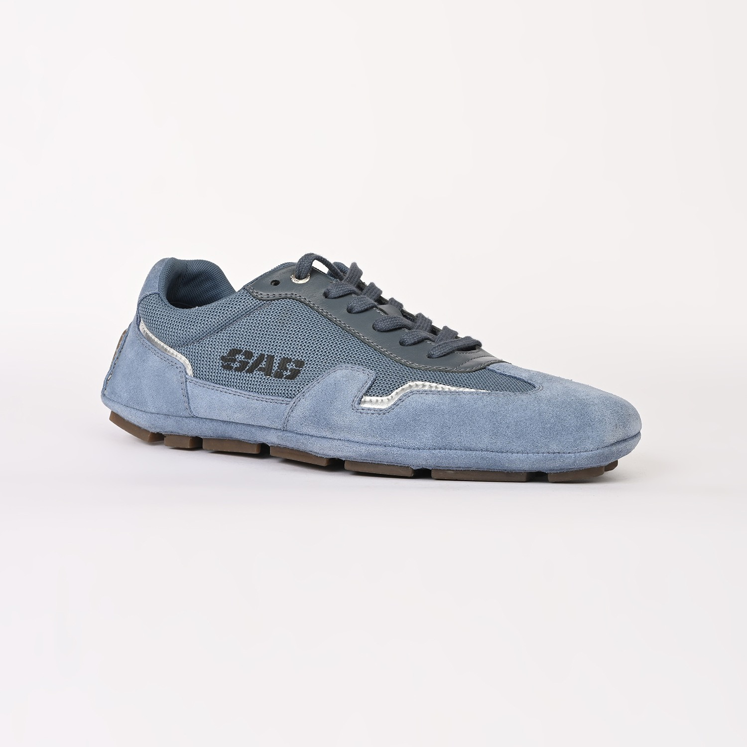Image of GAS Fortezza Sneakers For Men (Blue, 7)
