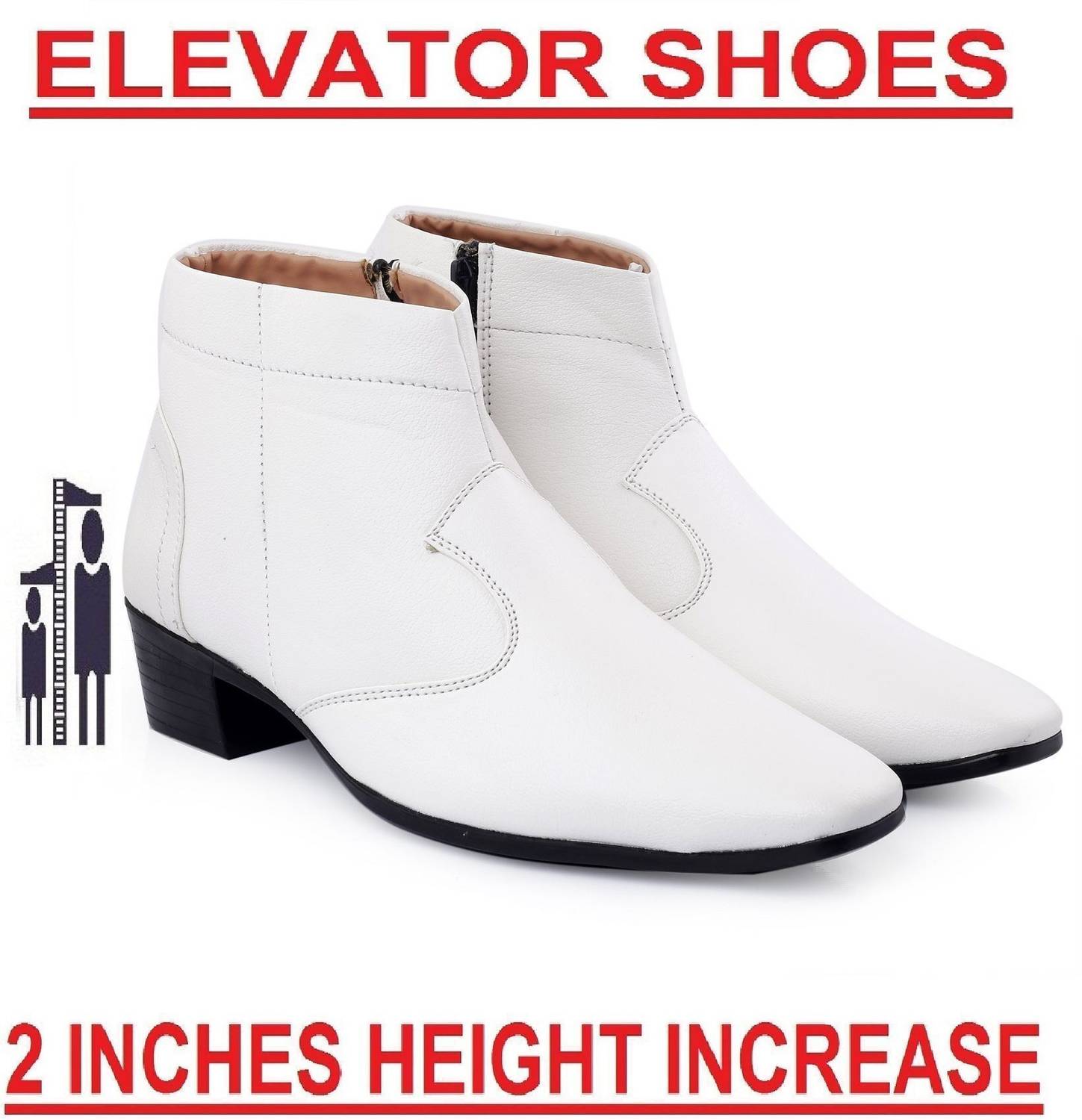 Heve ヘイヴ Funcouture Leather PT whiteホワイト Buy Men's Black Height Increasing Corporate Casual Slip-On Shoes-5