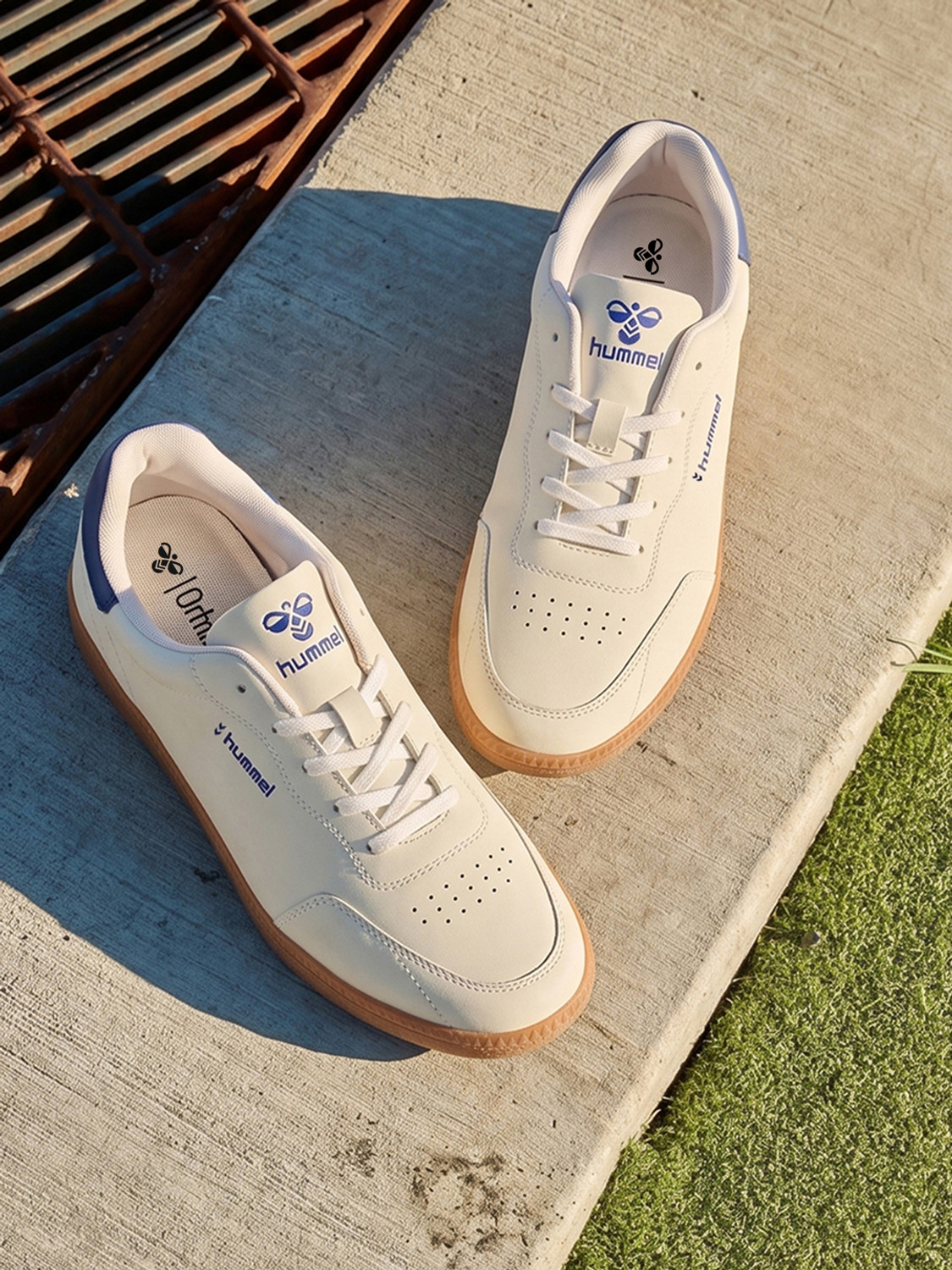 Image of HUMMEL CLASSIC ELITE Casual Comfort Nubuck Lace-up Sneakers For Men