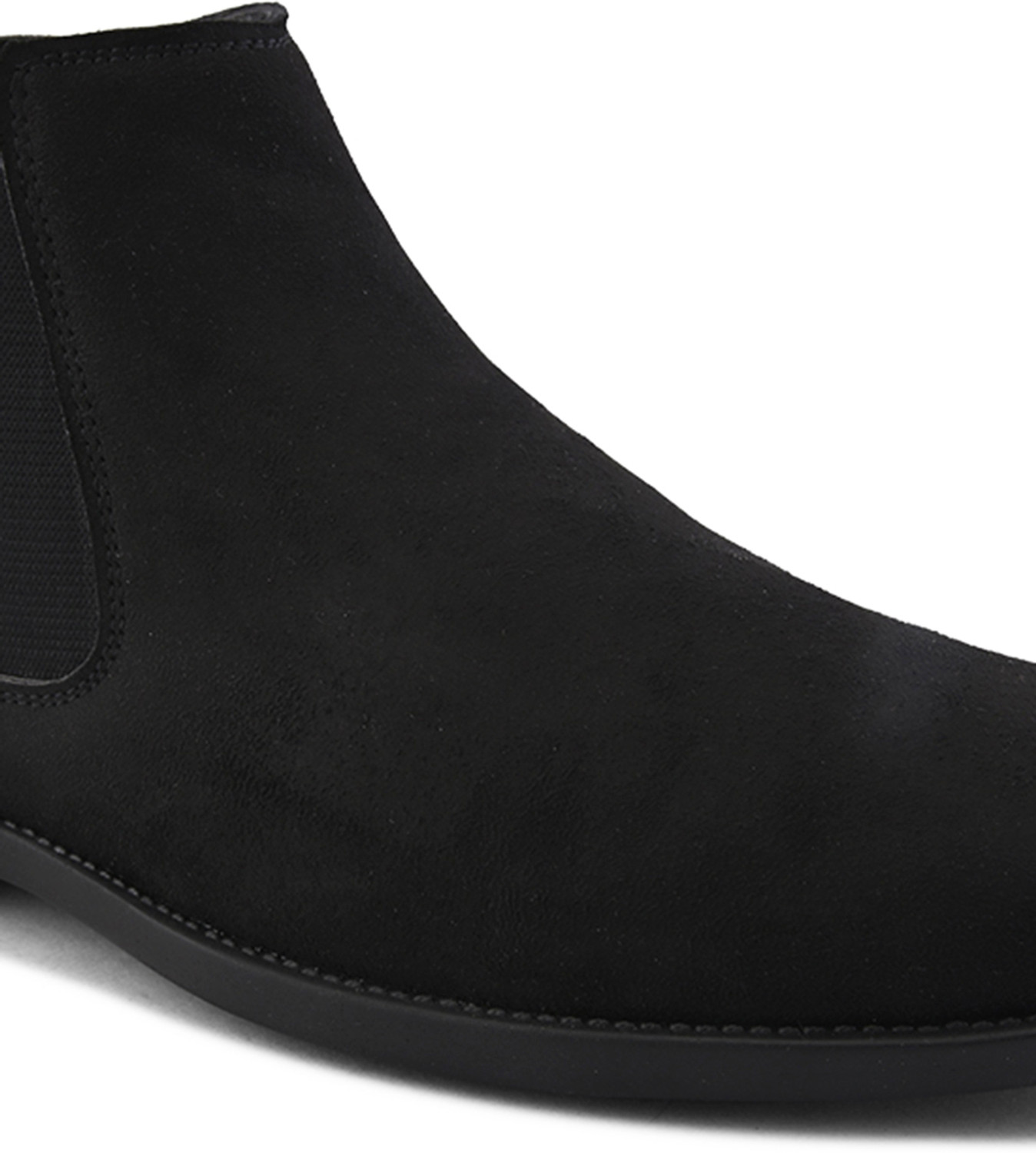 Image of Roadster Black Casual Boots For Men Boots For Men