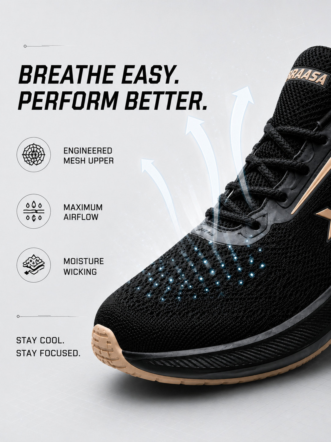 Image of Kraasa Sports & Casual Sneakers for Gym, Walking Running Shoes For Men