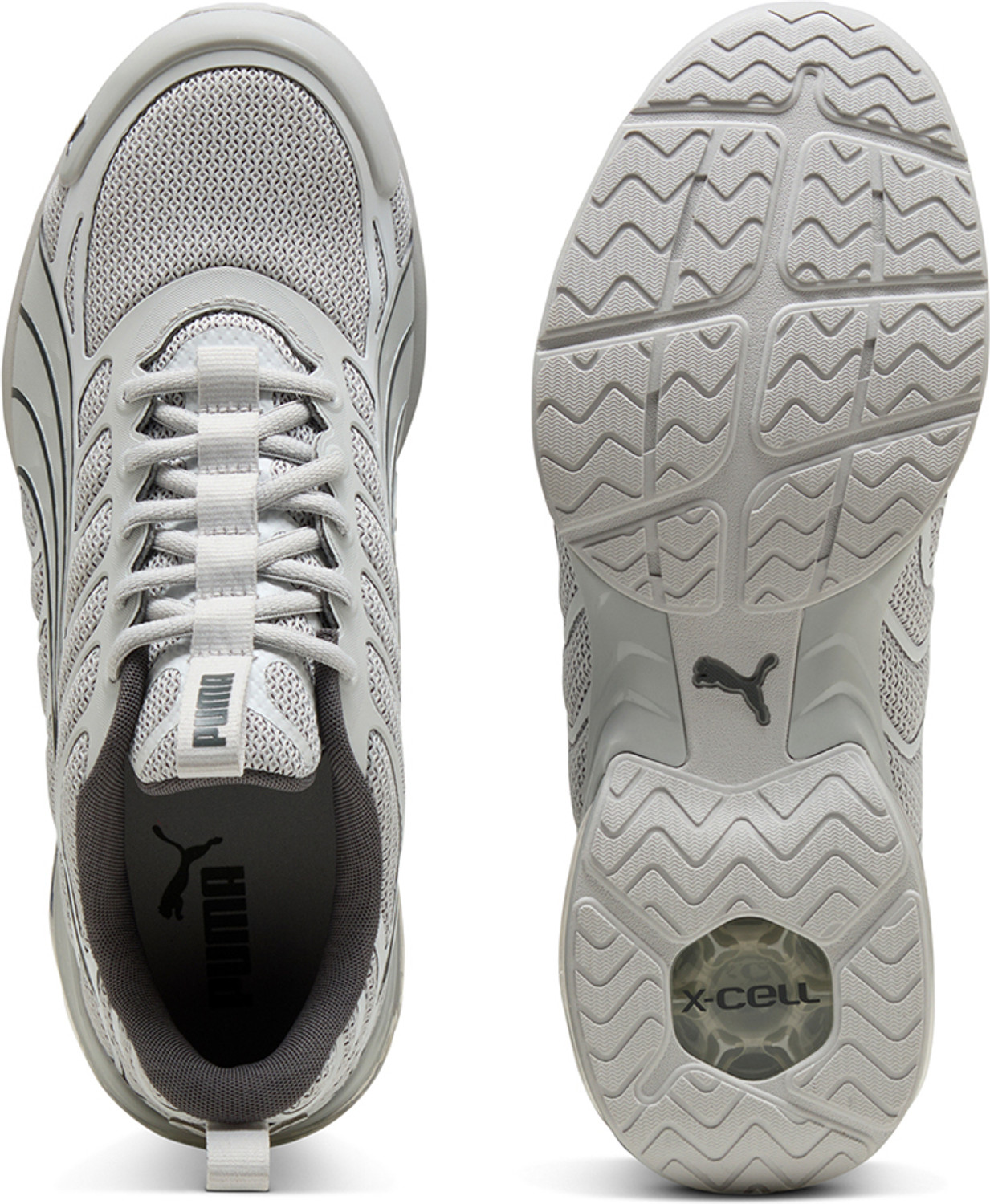 Image of PUMA Voltra Running Shoes For Unisex (Grey, 10)