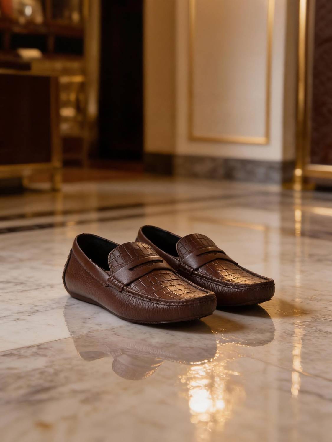 AJANTA Casual PVC Waterproof Loafers For Men