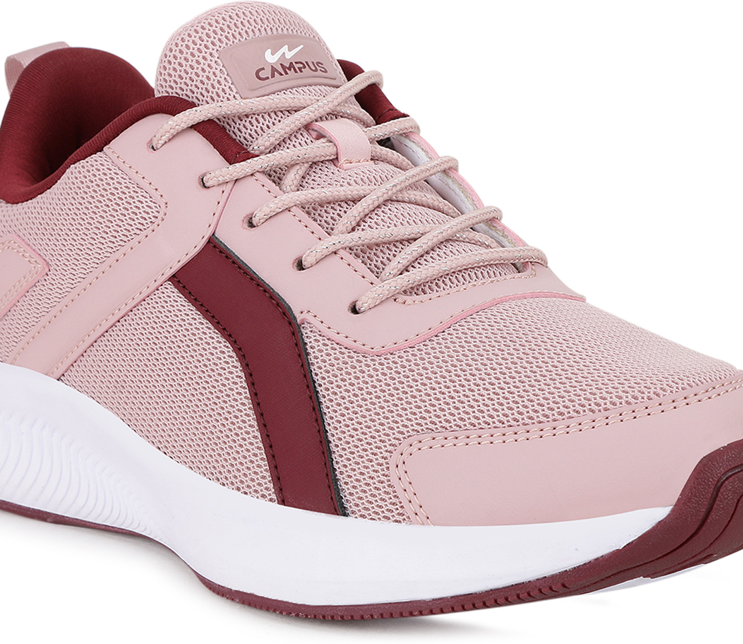 Image of CAMPUS KRYSTAL Women's Sports Shoes | Lightweight Memory Foam Comfort | Lace-Up Running Shoes For Women