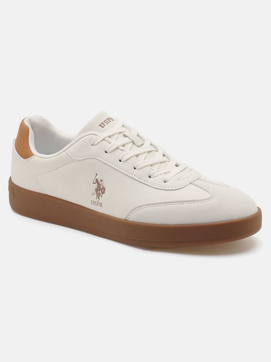 U.S. POLO ASSN. Men's Beige Sneakers - Image 3