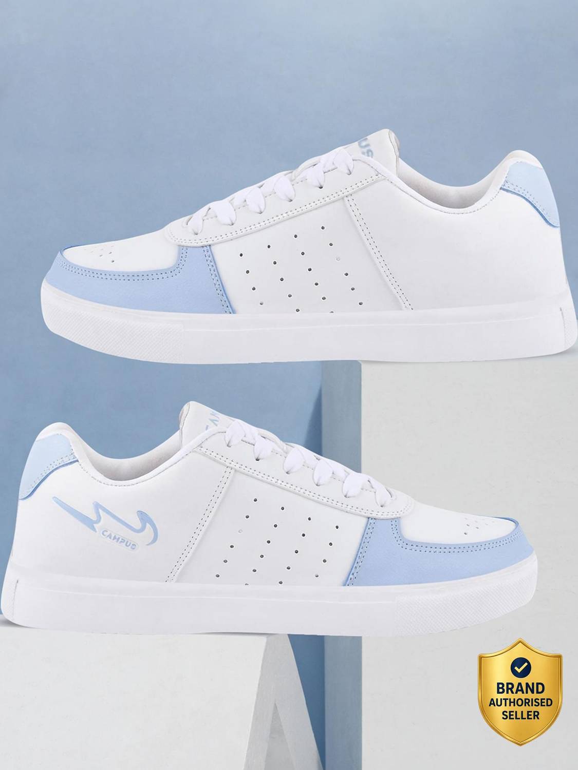 CAMPUS CAMP DENV White Men's Sneakers - Image 1