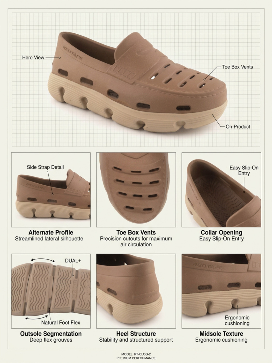 Image of RED TAPE Men Clogs