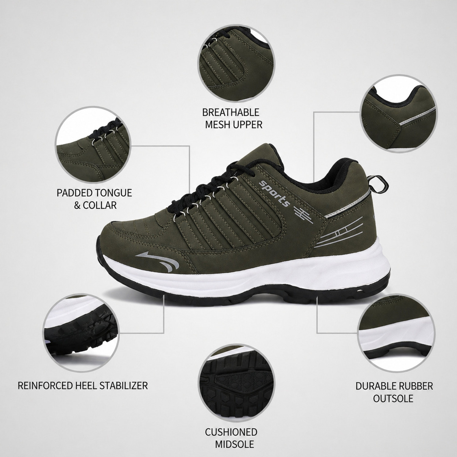Image of SHOEFLY New Affordable Range of Trendy Sports Running Shoes For Men