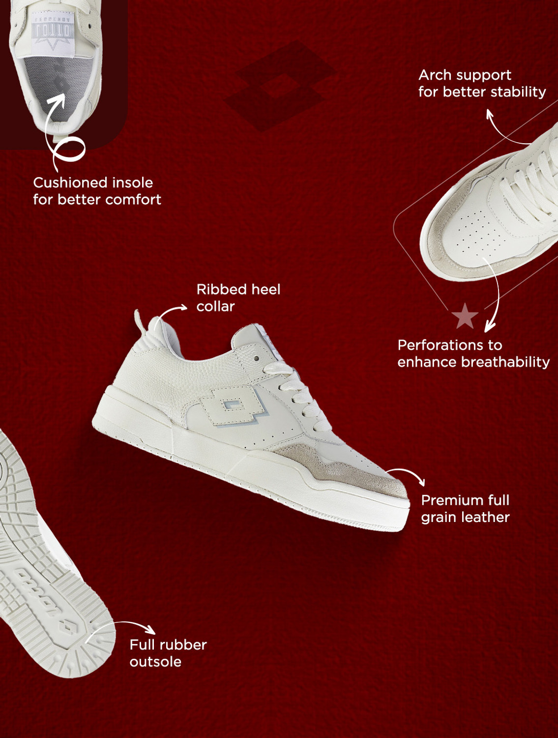 Image of LOTTO Hoop Star OG Sneakers For Women