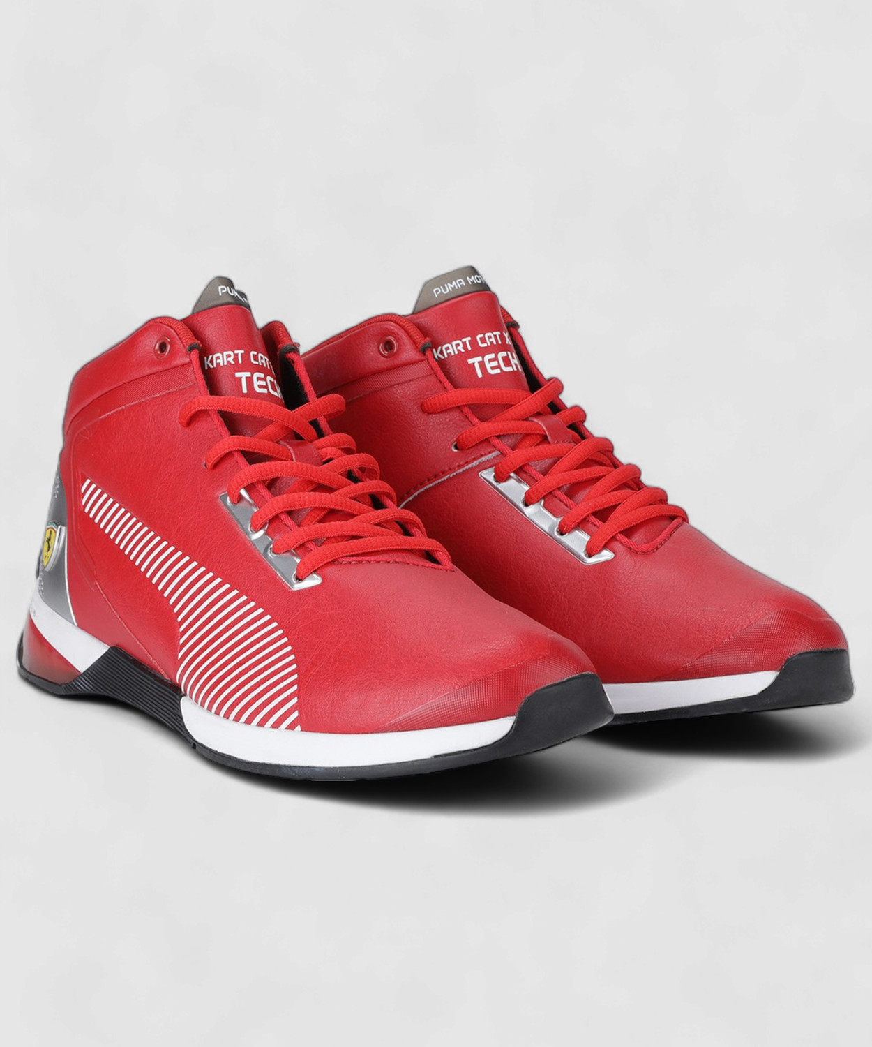 Image of PUMA Scuderia Ferrari Race Kart Cat-X Mid Motorsport Sneakers For Men