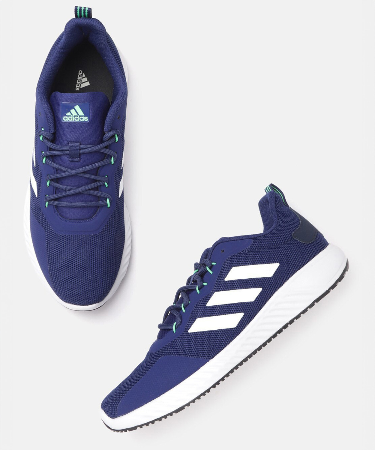 Image of ADIDAS Woven Design Quickflow Running Shoes For Men