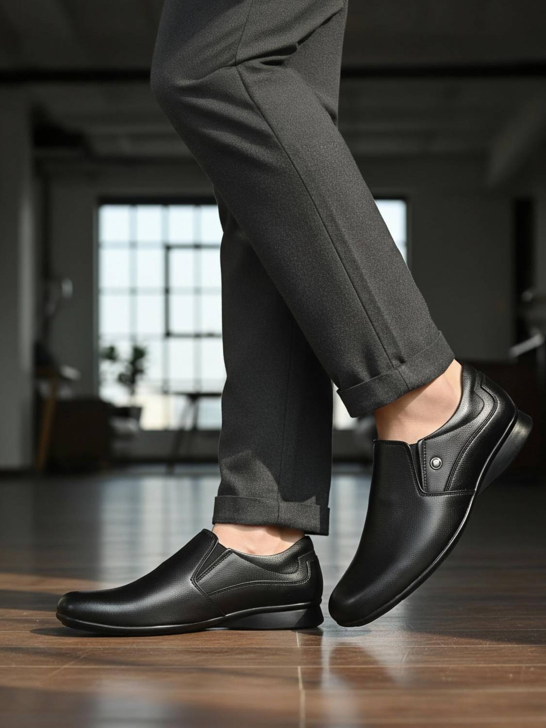Alstom Classic Comfortable Stylish Slip-On Formal Shoes | Shoes for Men Without Laces Party Wear For Men