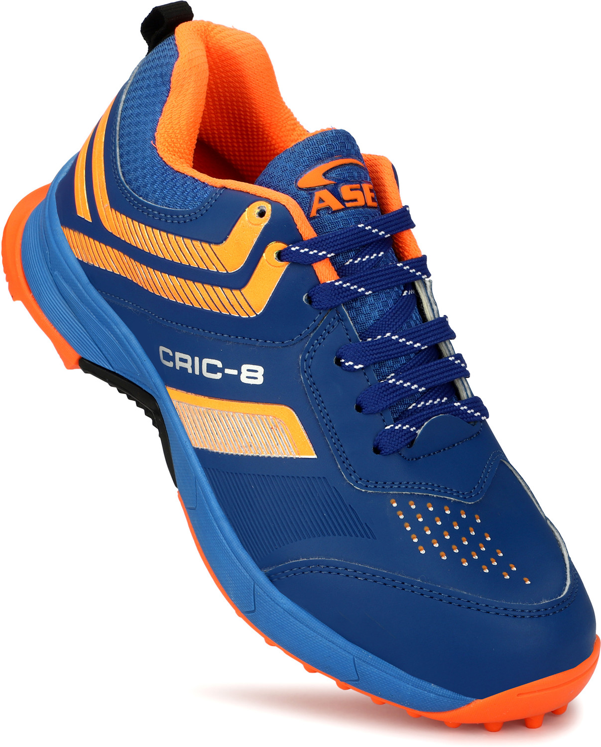 Image of ASE Lightweight Cricket Shoes for Men | Rubber Spike Studs | Enhanced Stability Cricket Shoes For Men