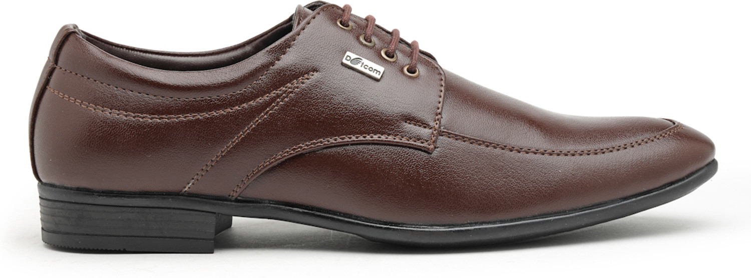 Image of action Dotcom OFFICE-252 Classy Trendy Comfortable lightweight Formal Lace-Up Derby For Men