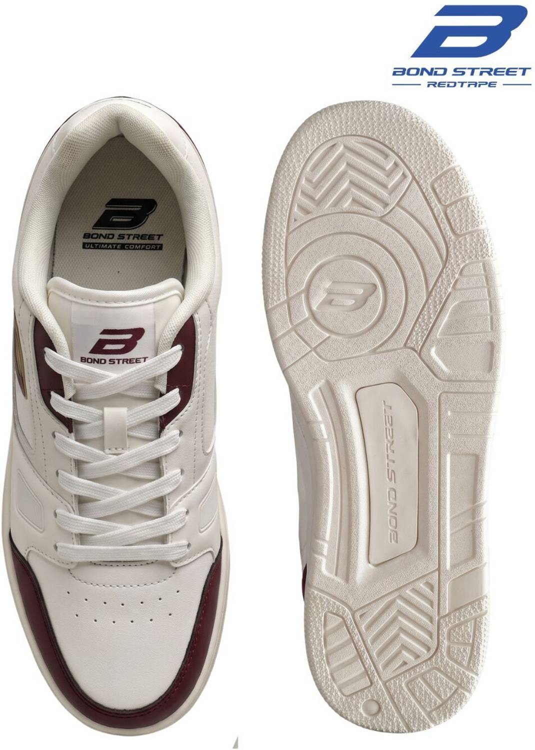 Red Tape Bond Street Men's Red Casual Sneakers - Image 5