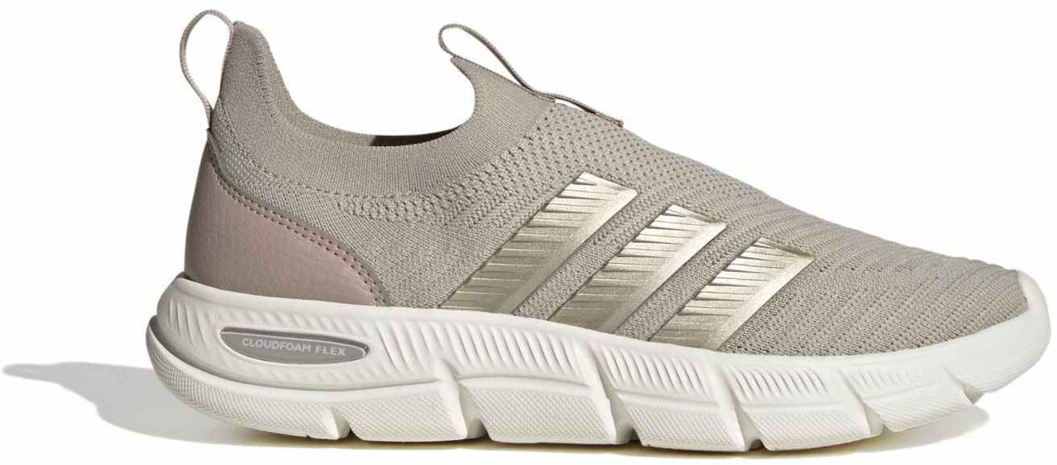 Image of ADIDAS CLOUDFOAM FLEX - SOCK Walking Shoes For Women (Beige, 4)