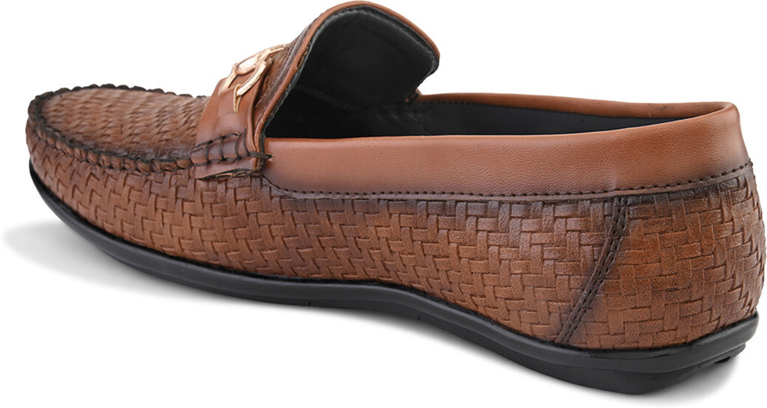 Image of KILLER SS25 3090 Tan Loafers Loafers For Men (Tan, 7)
