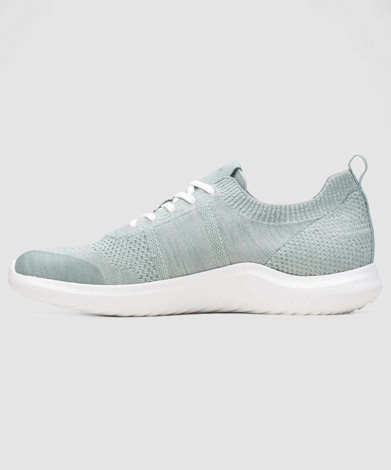 Image of CLARKS NovaLite Lace Jade Knit Casuals For Women (Blue, 3)