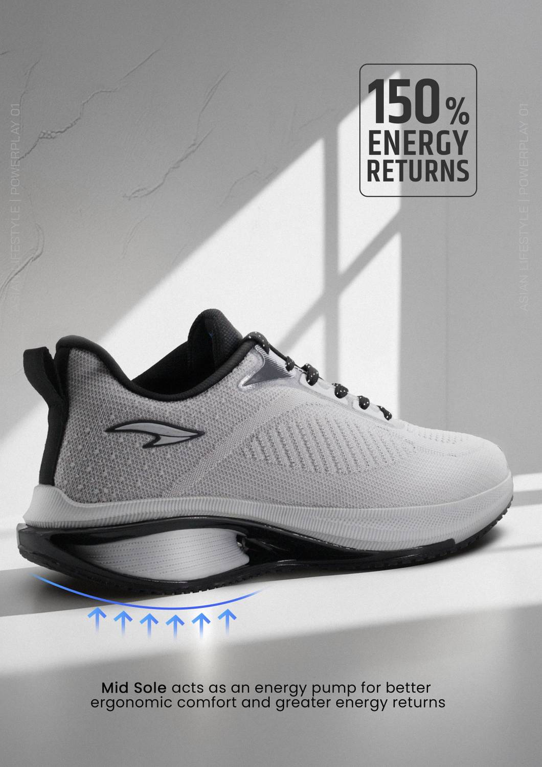 Asian Men's Soft Cushioned Training Shoes - Image 3