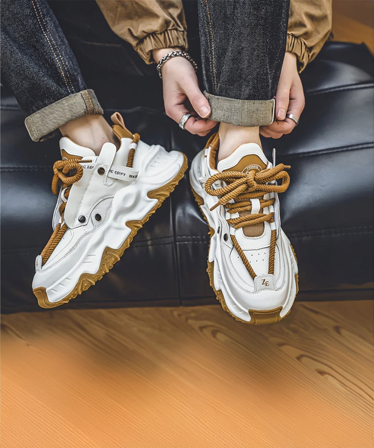 Image of Tlizrok Men's Casual Retro High Premium Quality Shoes For Men And Boys Sneakers For Men