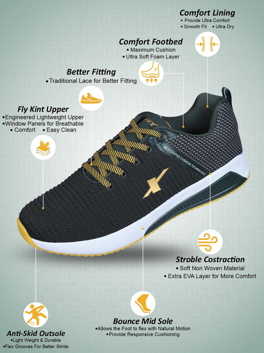 Image of Sparx SM 472 Running Shoes For Men