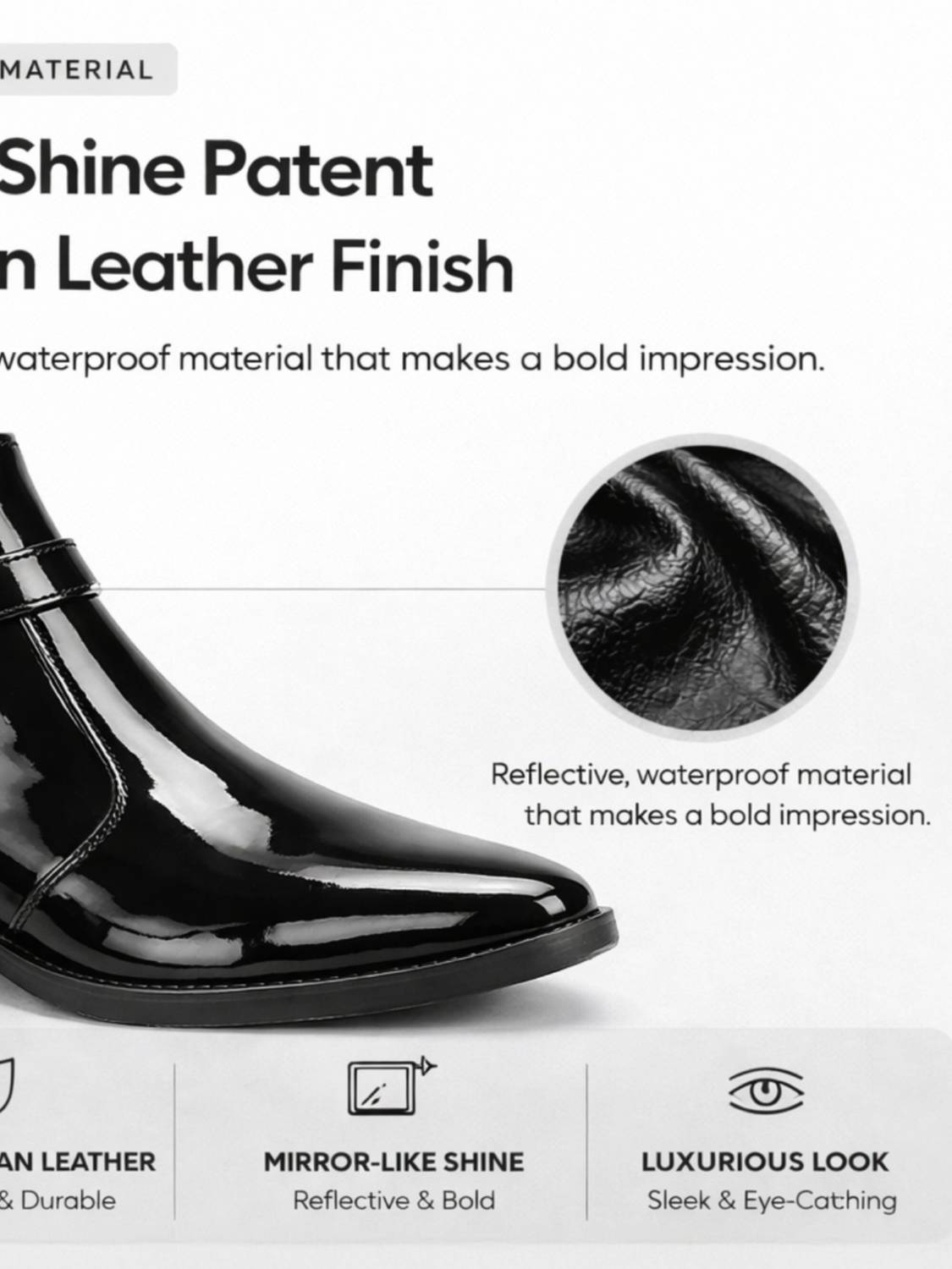 Kraasa Stylish Ankle Boots for Men - Image 2
